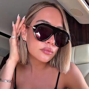 Oversized Aviator Sunglasses for Women
